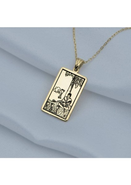 925 Ayar Gümüş Four Of Cups Tarot Kolye fiyatları