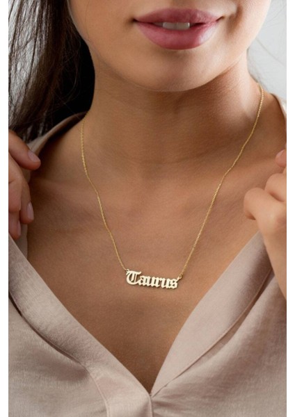 925 Ayar Gümüş Boğa Burcu Kolye fiyatları