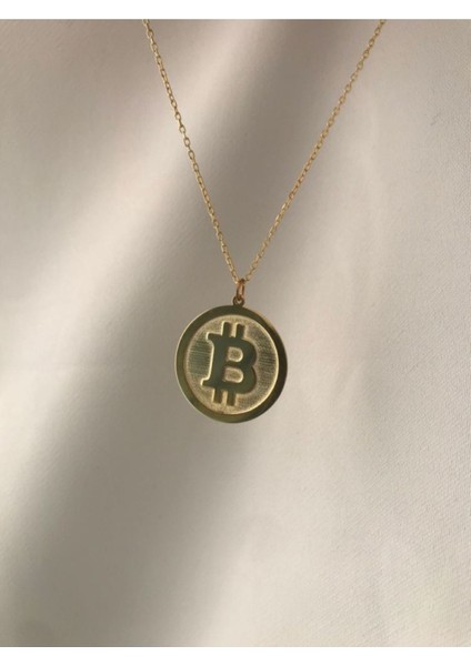 925 Ayar Gümüş Bitcoin Kolye fiyatları