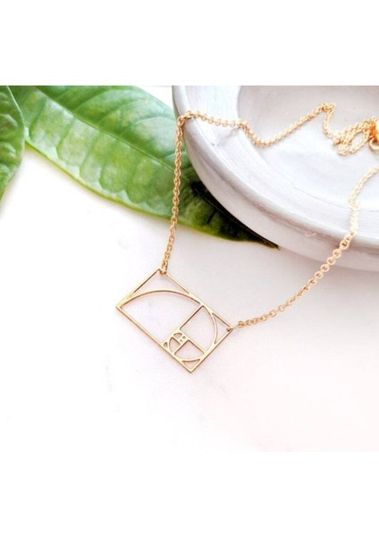 925 Ayar Gümüş Altın Oran Kolye fiyatları