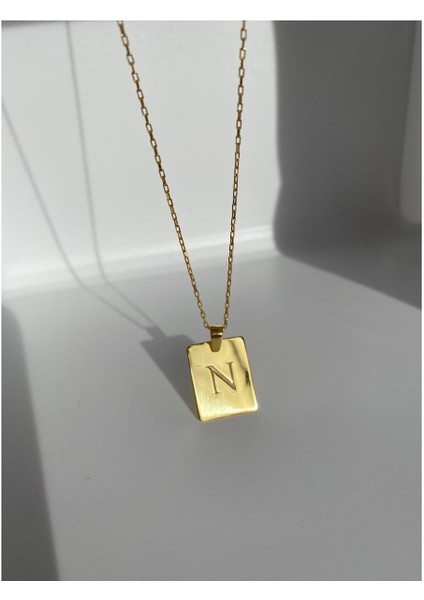 925 Ayar Gümüş Harfli Plaka Kolye fiyatları