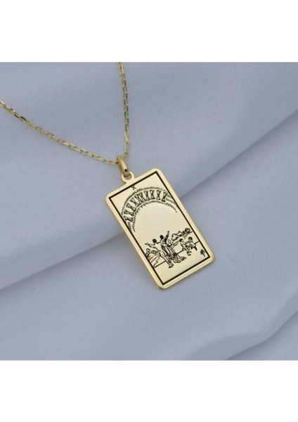 925 Ayar Gümüş Of Cups Tarot Kolye modelleri