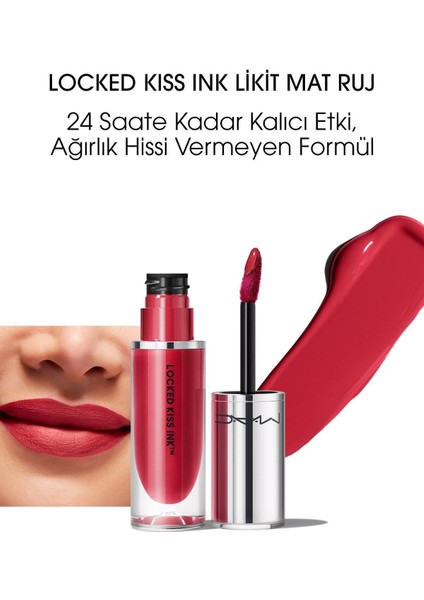 Locked Kiss Ink 24HR Likit Mat Ruj - Most Curious - 4ml - 773602646081