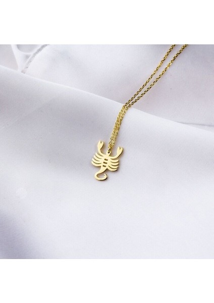 925 Ayar Gümüş Akrep Burcu Kolye fiyatları