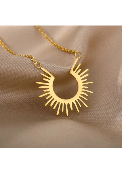 Has Altın Kaplama Güneş 925K Kolye fiyatları