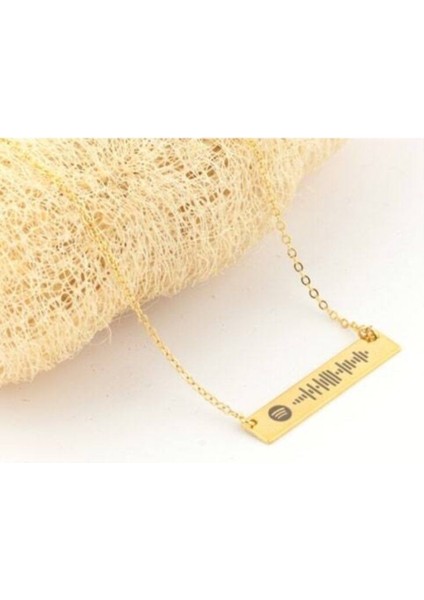 925 Ayar Gümüş Yatay Spotify Kolye fiyatları