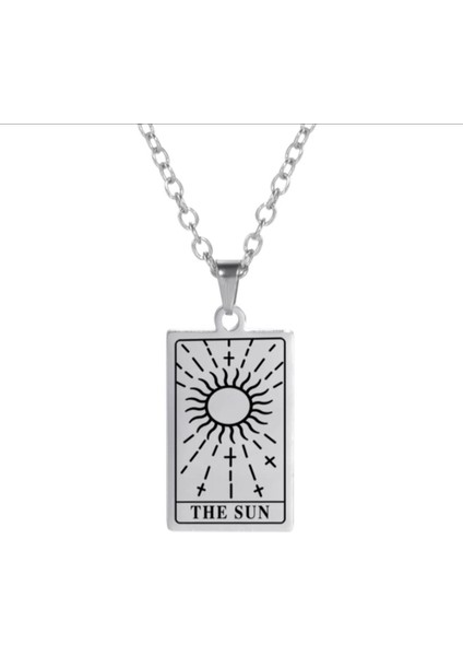 925K Kolye Tarot The Sun