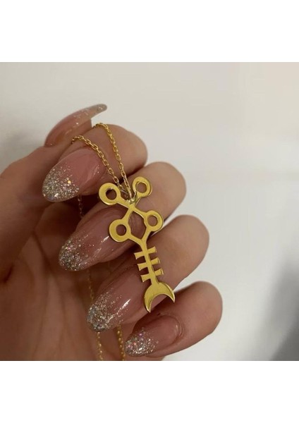 925 Ayar Gümüş Sirius Yıldızı Sembol Kolye