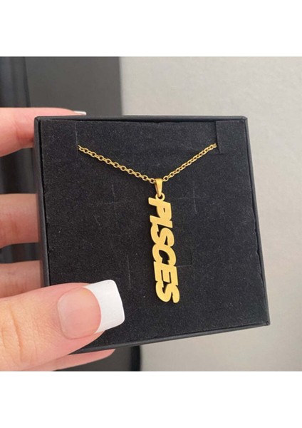 925 Ayar Gümüş Balık Burcu Kolye