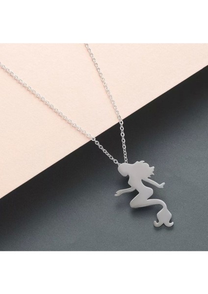 925 Ayar Gümüş Deniz Kızı Kolye