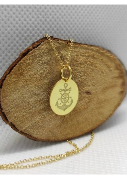 925 Ayar Gümüş Çapa Kolye