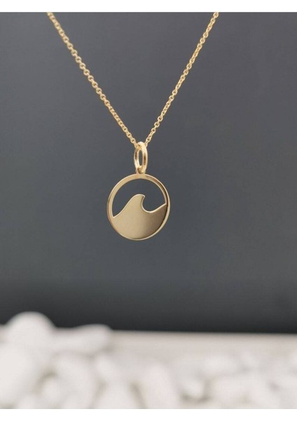 Has Altın Kaplama Dalga 925K Kolye fiyatları