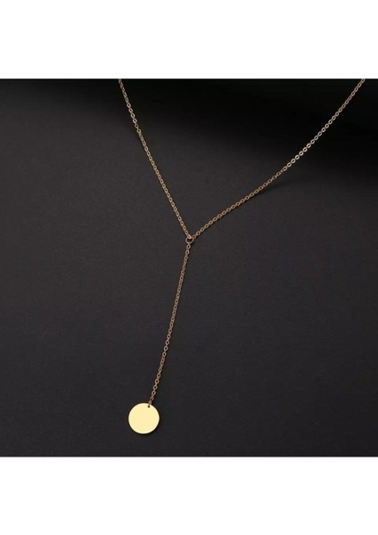 925 Ayar Gümüş Disk Kolye