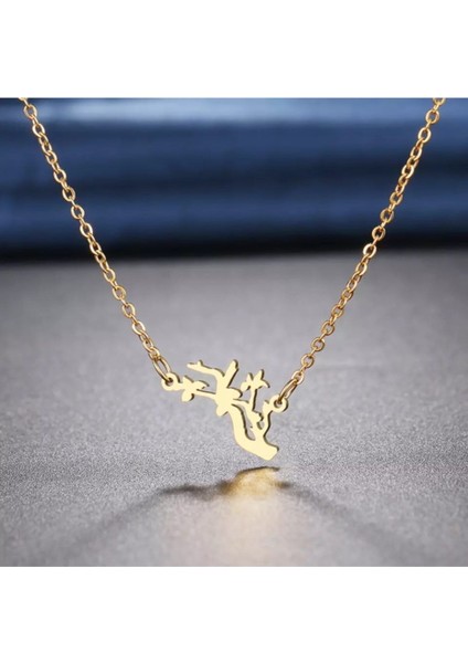 925 Ayar Gümüş Dal Kolye