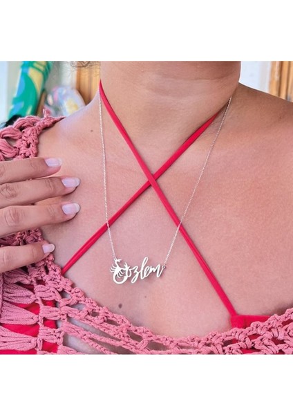 925 Ayar Gümüş Burç Isim Kolye fiyatları