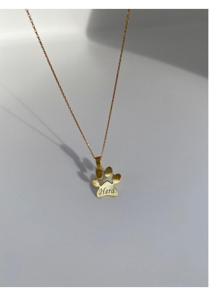 925 Ayar Gümüş Pati Isim Kolye