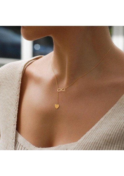 925 Ayar Gümüş Sonsuzluk Kalp Kolye fiyatları