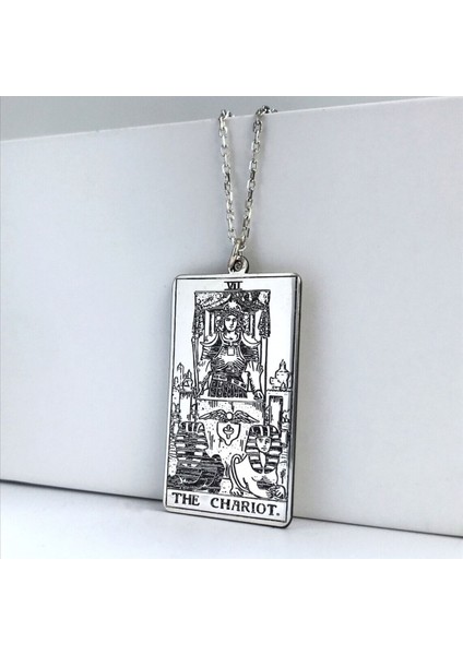 (The Charıot) Araba 925 Ayar Gümüş Kolye