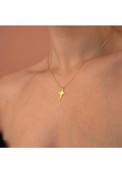 925 Ayar Gümüş Pırıltı Kolye