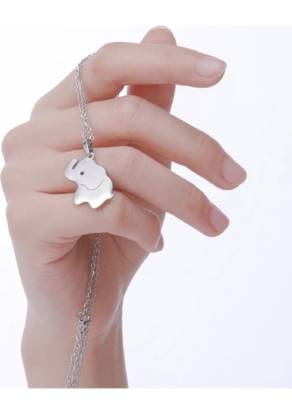 925 Ayar Gümüş Fil Kolye fiyatları