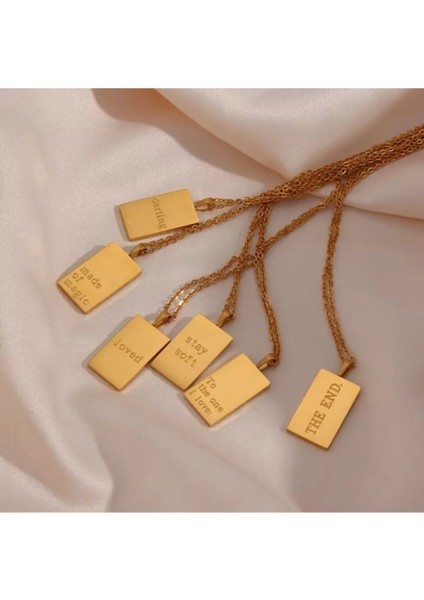 925 Ayar Gümüş ‘istediğini Yazdır’ Plaka Kolye modelleri