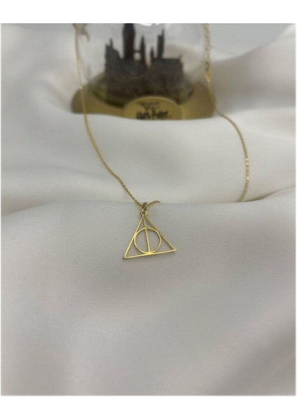 925 Ayar Gümüş Harry Potter Ölüm Yadigarı Kolye fiyatları