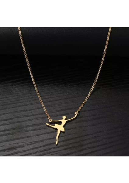 925 Ayar Gümüş Balerin Kolye