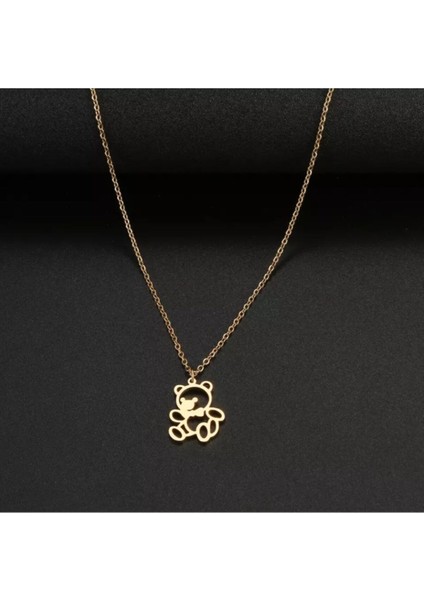 925 Ayar Gümüş Ayıcık Kolye