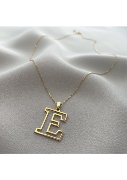 925 Ayar Gümüş Sallantılı Harf Kolye