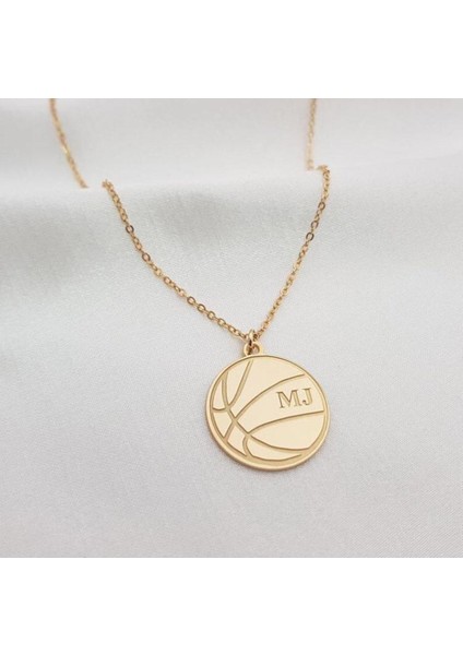 Has Altın Kaplama Basketbol Topu 925K Kolye