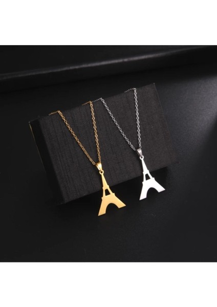 925 Ayar Gümüş Eyfel Kulesi Kolye modelleri