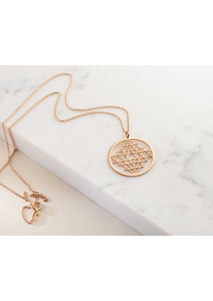 925 Ayar Gümüş Sri Yantra Kolye fiyatları