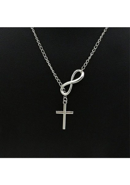 925 Ayar Gümüş Sonsuz Haç Kolye