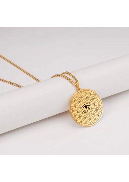 925 Ayar Gümüş Göz- Yaşam Çiçeği Kolye modelleri