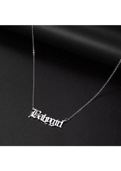 925 Ayar Gümüş Babygirl Kolye