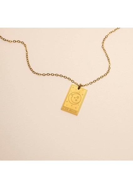 925 Ayar Gümüş The Moon Tarot Kolye fırsatları