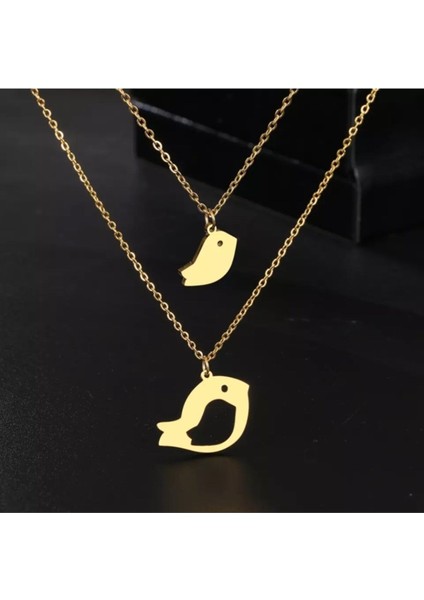 925 Ayar Gümüş Ikili Kuş Kolye fiyatları