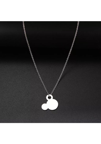 925 Ayar Gümüş Mickey Mouse Kolye