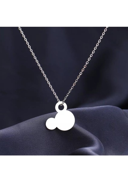 925 Ayar Gümüş Mickey Mouse Kolye