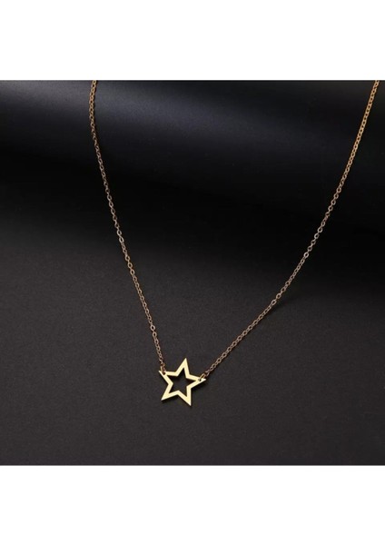 925 Ayar Gümüş Yıldız Kolye