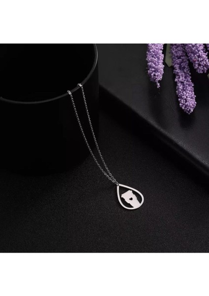 925 Ayar Gümüş Kahve Kupası Kolye