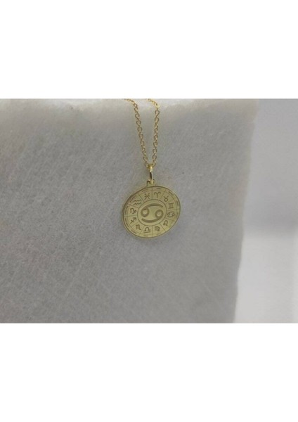 925 Ayar Gümüş Burç Haritası Yengeç Burcu Kolye fiyatları