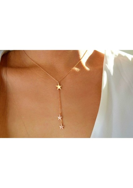 925 Ayar Gümüş Sarkan Yıldızlar Kolye fiyatları