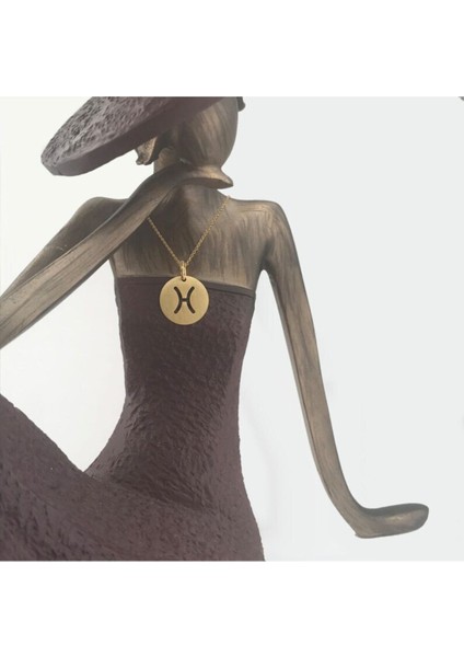 925 Ayar Gümüş Balık Burcu Kolye modelleri