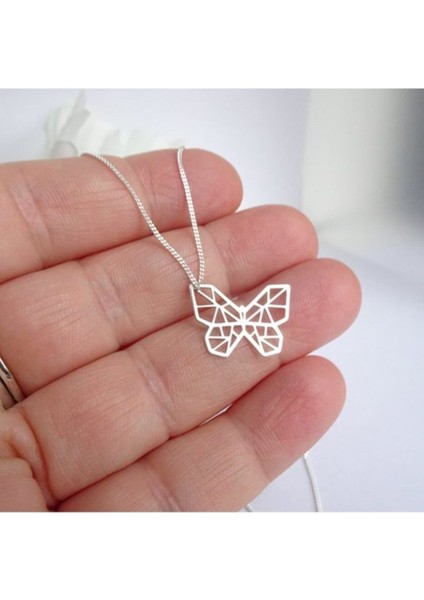 Kadın Kelebek Gümüş Kolye fiyatları