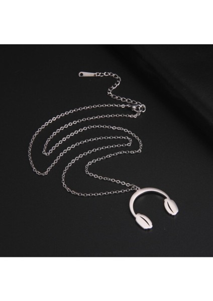 925 Ayar Gümüş Kulaklık Kolye