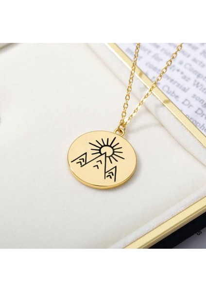 925 Ayar Gümüş Gündoğumu Kolye modelleri