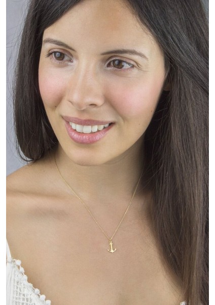 Has Altın Kaplama Çapa 925K Kolye fırsatları