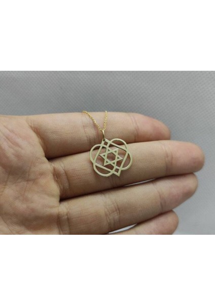 925 Ayar Gümüş Davut Yıldızı Kolye fırsatları