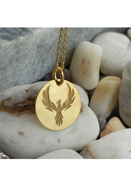 925 Ayar Gümüş Anka Kuşu Kolye